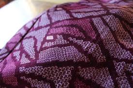 Washable Polyester Japanese Kimono Purple Sibori Way - Etsy