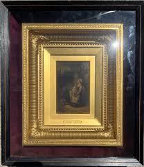 Leon Emile Caille; 'The Young Mother', 1871. Original 19th c. French Oil/Panel | eBay