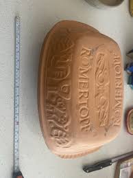 Romertopf 110 Terra Cotta Clay 2 Piece Baker Baking Roaster ...