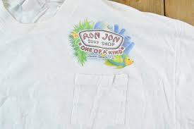 Vintage 1994 Ron Jon Surf Shop Neon Ocean Single Stitch T ...