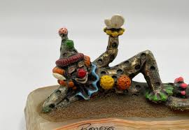 Ron Lee Whimsical Bronze Clown Sculpture, USA, 1985 at 1stDibs