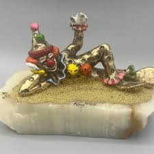 Brass Clown Figurine - Etsy