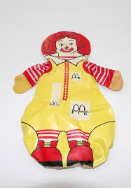 Vintage Ronald McDonald Approx. 12" Bop Bag Unused Never Inflated 1970s | eBay