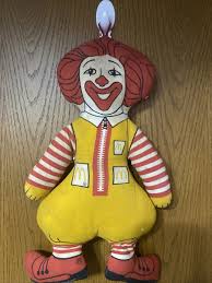 Vintage 1970's McDonalds Stuffed Ronald McDonald Figure Toy ...