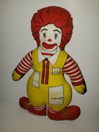 Vintage Ronald McDonald Plush Doll 1984 11" | eBay