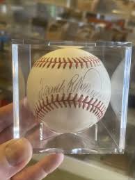 Frank Robinson Signed " HOF 82 " ONL Baseball W/case | eBay