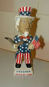 Uncle Sam Patriotic USA Flag & Eagle Bobblehead FREEDOM ...