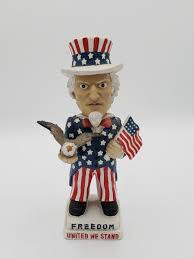 Uncle Sam United We Stand 9/11 Bobble-Head Freedom Patriotic ...