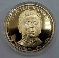Presidential Dollar Trials Ronald Reagan Proof American Mint ...