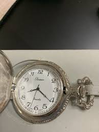 Majesti Silver Tone Pocket Watch, ”Duck Hunter.” Gift Box ...