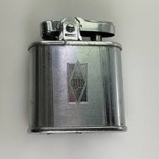 Vintage Ronson Lighter Whirlwind With Initials HR Untested Used - Etsy