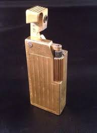 Vintage KIVA Swiss Made Lighter Gold Plated Untested | #1497888794