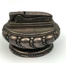 Ronson Crown Silver 1950's Table Top Cigarette Lighter Newark NJ Vintage | eBay