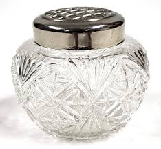 Vintage Crystal Glass Pique Fleur Lidded Metal Rose Bowl - Etsy