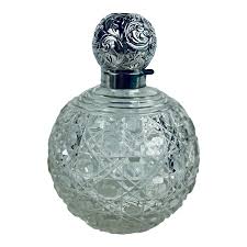 Robert Pringle & Sons Birmingham Sterling Silver & Cut Glass ...