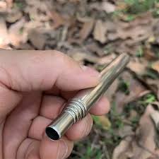 6節不鏽鋼可伸縮吹火筒吹氣生火吹火棒篝火柴火助燃燒烤吹氣筒