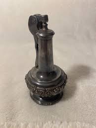 Vintage Silver Tabletop Decanter Lighter - Etsy