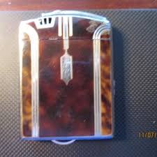 Vintage Art Deco Ronson Cigarette Case Lighter Tortoiseshell ...