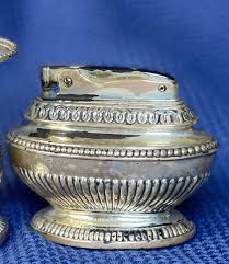 Vintage Ronson Queen Anne Table Lighter With Original Box, Silverplate Holloware, 1950s, Mid Century Modern Accessory, Collectible - Etsy