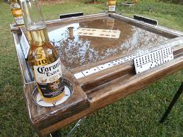 Domino Tables by Art w/ Dallas Cowboys Cubholders & Real Woodcraft Domino Inlay | eBay