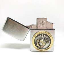 US Marines Pocket Lighter – Cigar Cutters by Jim