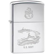 Zippo Lighter US Navy USN Aircraft Carrier Destroyer ...