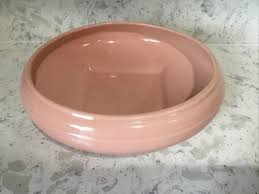 Abingdon U.S.A. Art Pottery 9" Round Low Planter # 519 Pink ...