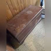 44-in Roos cedar chest with original label. - Bid-Assets Online ...