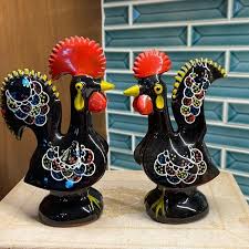 Vintage | Kitchen | Vintage Ceramic Redware Japan Rooster And Hen Salt And Pepper Shakers | Poshmark