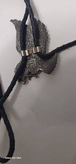 Vintage Quality Western Bald Eagle Pewter Bolo Tie Signed ...
