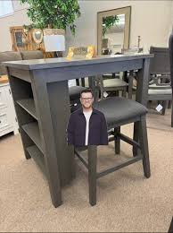 Ashley dinette with two bar stools. | Casual Living | Facebook