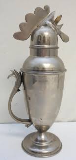 Sold at Auction: ART DECO STYLE ROOSTER COCKTAIL SHAKER