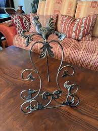 VINTAGE 23" ROUND ETCHED BRASS INDIA TRAY TABLE TOP HANDMADE ...