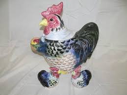 Large Rooster Cookie Jar