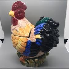 Alco Industries | Kitchen | Euc Alco Industries Rooster Cookie Jar | Poshmark