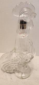 VTG 1973 HEAVY Glass Crowing Rooster Decanter Jeffrey Snyder ...
