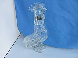 Rooster Figural Bottle Decanter Shot Glass Head