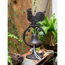 Vintage Farmhouse Rooster Dinner Bell in Cast Iron – Vintage ...