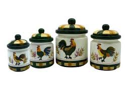 Vintage 70s Mushroom Canister Set, Large Four Section Ceramic Container, Groovy Cottagecore Kitchen Storage - Etsy