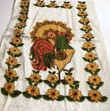 Terry Treasure Of California Groovy Kitchen Set Salt & Pepper Spices Towels | eBay