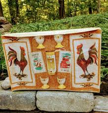 Kitchen Classics Unopened Set With 4 Hand Painted Egg Cups, 2 Tea Towels, Hand Painted Egg Timer All Beautifully Presented in a Gift Box. - Etsy