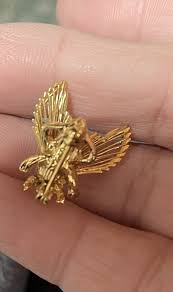 Vintage Signed Monet Gold Tone Figural Bumble Bee Insect Bug Brooch K6-1 | eBay