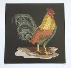 Elizabeth Bradley The Cockerel Rooster Needlepoint Chart ...