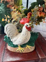Vintage Handmade Rooster/hen Planter - Etsy