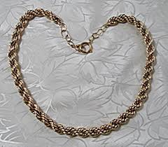 Necklace 14k Gold Rope Chain 105 Grams Signed Succo
