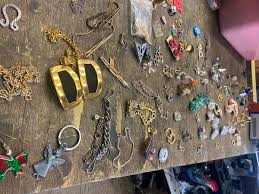 Vtg Lot Jewelry Earrings Neclaces Pendants 1920's ^ Broaches Pins Misc Estate | eBay