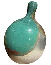 Studio Art Pottery Offset Raku Vase Signed by Cape Cod ...