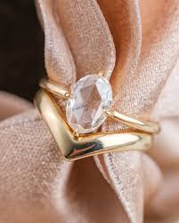 1.51ct Eva Oval Rose Cut Diamond Ring - Valerie Madison