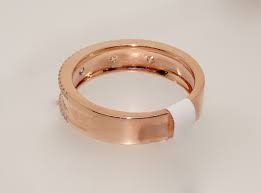 14k ROSE GOLD DIAMOND PRONG AND BEZEL WEDDING ANNIVERSARY ...