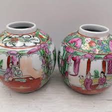 Vintage 4,8" Rose Familie Vase/rare Chinese Vase/ Rose Vase With Lid/unique Familie Rose Asian Chinese Vase/ Oriental Vase Collection - Etsy